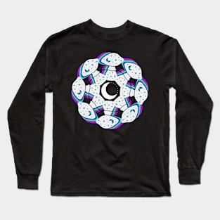 Space mushroom paper slices Long Sleeve T-Shirt